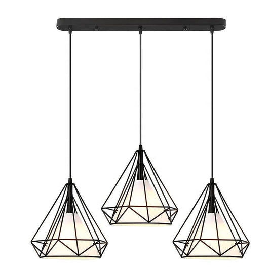 Black Geometric Chandelier