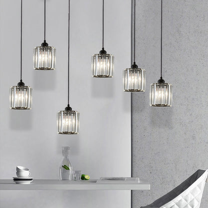 Retro glass chandelier