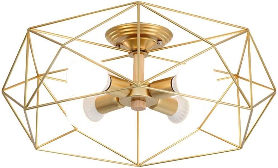 Golden irregular customizable chandelier