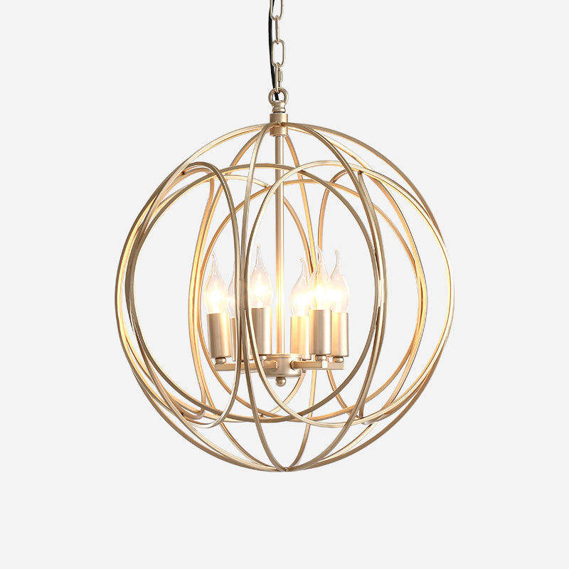 Birdcage Design Bulb Chandelier