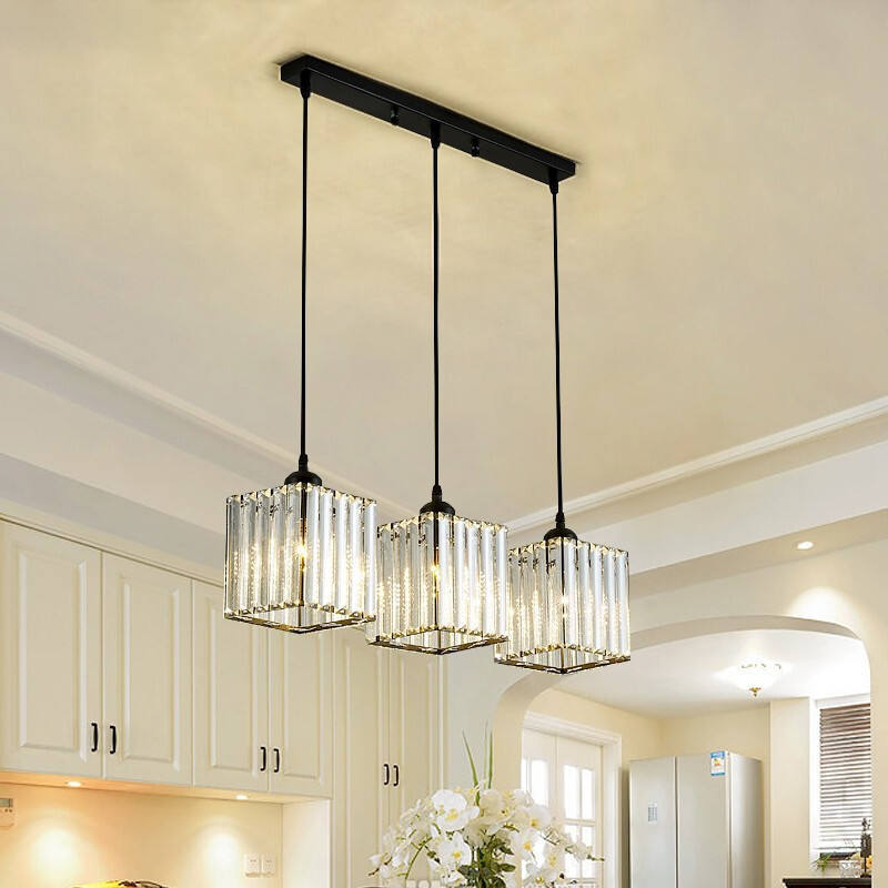 Retro glass chandelier