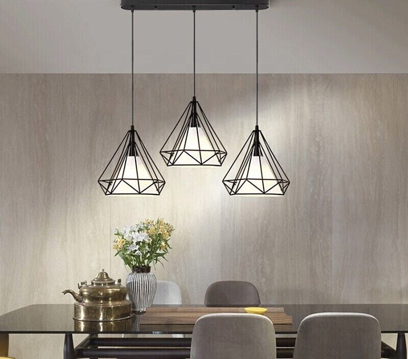 Black Geometric Chandelier