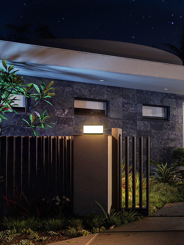 Solar Waterproof Round LED Lamp