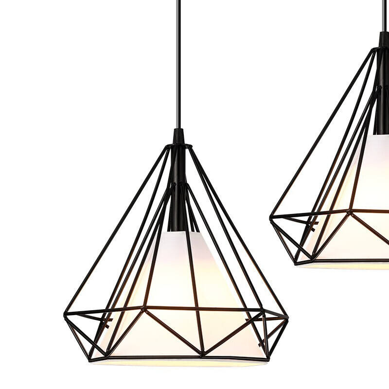 Black Geometric Chandelier